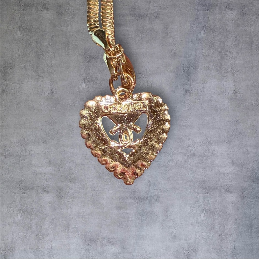 Upcycled Cc Bracelet With Authentic Cc Charm - image 3